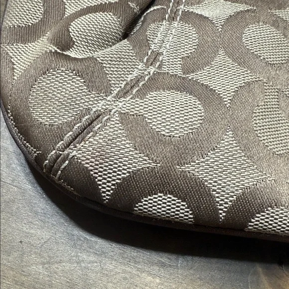 Coach Signature Tan Wristlet Clutch - Picture 3 of 5